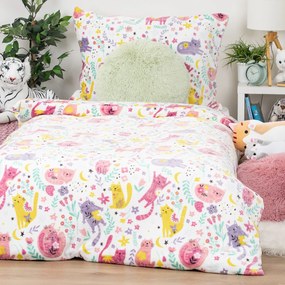 4Home Obliečky mikroflanel Playful Paws, 140 x 200 cm, 70 x 90 cm