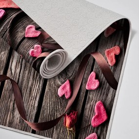 Sada 2 kusů koupelnových předložek Valentine vícebarevná