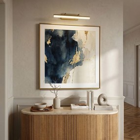 Toolight Toolight, LED nástenné svietidlo, 40cm, 6W, 4000K, 1000lm, APP1875-1W, Brúsené zlato, OSW-66030