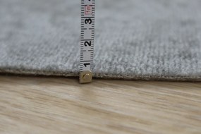 Associated Weavers koberce Metrážny koberec Panorama 90 sivý - Kruh s obšitím cm