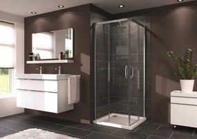 Huppe Next Easy Entry sprchový kút štvorec 90x90 cm hüppe 145002.069.322 SIKONEXTEE90Q