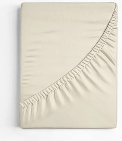 Bavlnená plachta s gumou 140 x 200 cm prírodná