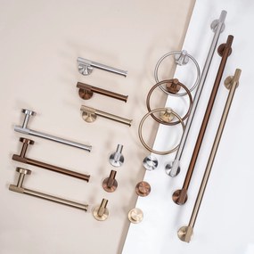 Kúpeľňový vešiak REA MODERN Ring 6610 nikel kartáčovaný