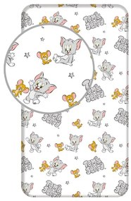 Detská plachta Tom a Jerry 01 90x200 cm 100% bavlna Jerry Fabrics