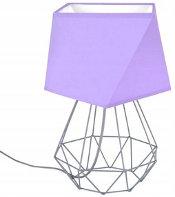 Stolná lampa Diamond 1, 1x textilné tienidlo (výber z 12 farieb), (výber z 3 farieb konštrukcie)