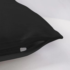 SATÉNOVÁ DEKORAČNÁ OBLIEČKA NA VAKÚŠ SATYNLOVE 40X60 CM ČIERNA