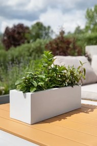 Hrantík FLOBO, sklolaminát, šírka 45 cm, biela