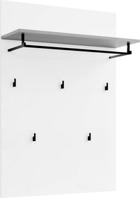 XXXLutz VEŠIAKOVÝ PANEL, biela, 80/115/28 cm Xora - Vešiakové steny - 001027002004