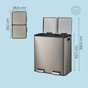 Odpadkový kôš na triedený odpad LTB160EZ01