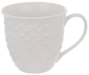 Orion Keramický hrnček SRDCE, 580 ml, bílá