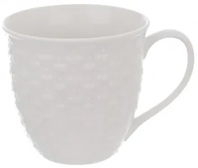 Orion Keramický hrnček SRDCE, 580 ml, bílá