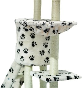 Škrabadlo pre mačky Hawaj 138 cm tlapkový vzor