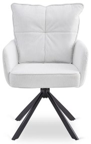 Otočná stolička MAGNUS krémová