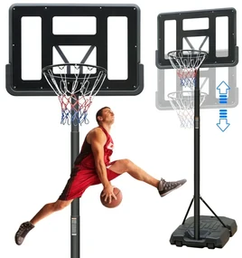 Výškovo nastaviteľný basketbalový kôš pre deti