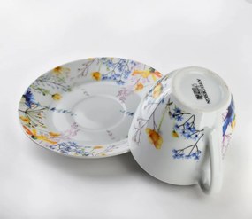 Porcelánová šálka s podšálkou Joy Composition 250 ml sada 6ks