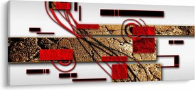 Obraz abstrakcie (120x50 cm)