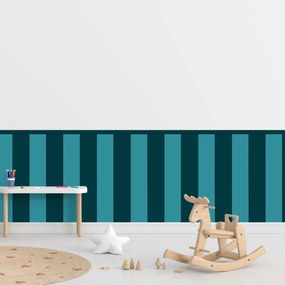 60x100cm Obdĺžnik - Modrozelená farba - textilná nálepka na stenu Farba: Kombinácia, Veľkosť: 80 cm