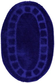 Kúpeľňový koberček Ocean modrý ovál