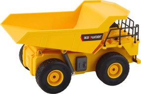 LEAN Toys Diaľkovo ovládané stavebné sklápacie auto RC LED svetlá 1:24