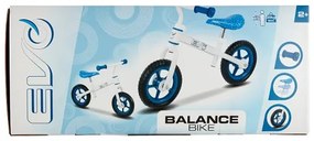 KinderKraft Odrážadlo Balance Bike Evo 12" bielomodrá