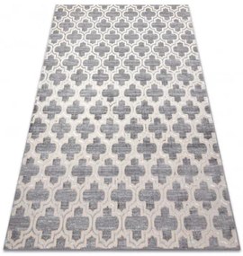 Koberec CORE W6764 Koniczyna marokánska Trellis - sivý / krém