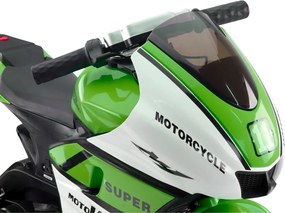 LEAN CARS Detská elektrická trojkolka HT-5188 LED MP3 zelená
