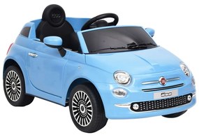 Detské elektrické autíčko Fiat 500, modré