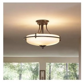 Elstead QZ-GRIFFIN-SFM-PN - Prisadený luster GRIFFIN 4xE27/100W/230V bronz