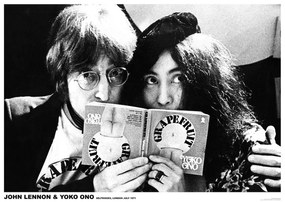 Plagát, Obraz - John Lennon & Yoko Ono - Grapefruit Book, (84.1 x 59.4 cm)