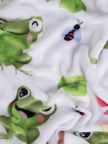 Obliečka na vankúš mikroplyš Exclusive 50 × 70 cm - Žabky