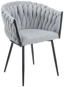 Stolička Asti Raven-06 sivá