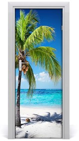 Fototapeta na dvere samolepiace tripická pláž 95x205 cm