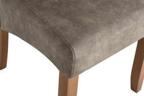 Dizajnová jedálenská stolička Eileithya taupe
