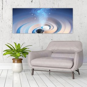 Obraz - Éterický yin-yang (120x50 cm)