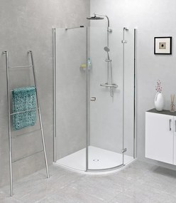 Polysan Polysan, FORTIS LINE obdĺžniková sprchová zástena 800x1000 mm, L varianta, FL1080LFL3510