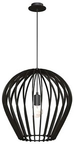 Amplex 5019 - Luster na lanku BALA 1xE27/20W/230V čierna