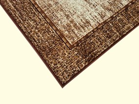 Klasický kusový koberec 160x220 cm LUKEN - hnedý