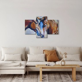 Obraz - Zamilované kone (90x60 cm)