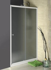 Aqualine Aqualine, AMADEO posuvné sprchové dvere 1000mm, sklo BRICK, BTS100