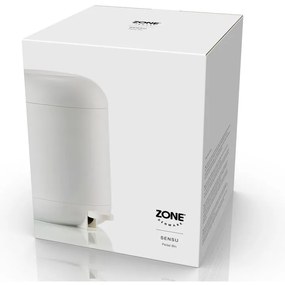 Biely nášľapný plastový odpadkový kôš 4 l Sensu – Zone