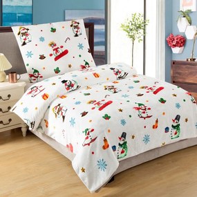 Mikroplyšové posteľné obliečky Winter Sport, 140 x 200 cm