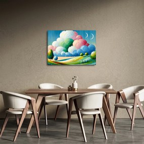 Obraz - Krajinka s mrakom (70x50 cm)