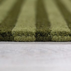 Zelený ručne tkaný vlnený koberec 150x240 cm Conway Retro – Flair Rugs