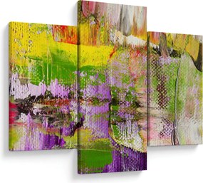 Obraz abstrakcie - maľba (90x60 cm)