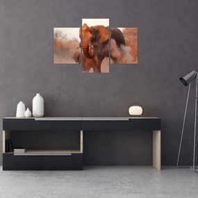 Obraz - Veľký slon africký (90x60 cm)