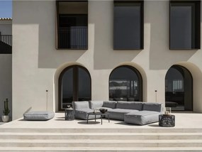 Svetlosivý záhradný taburet Grow – Blomus