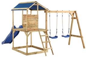 Vonkajšia súprava na hranie impregnovaná borovica