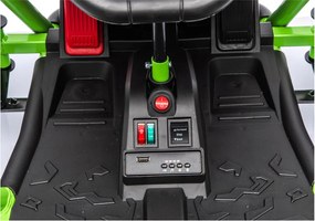 LEAN CARS DM-107 24V7 DRIFT batérie vozidla tichý zelený motor