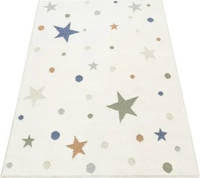 Koberec Esme Kids C5642A biely / krémový