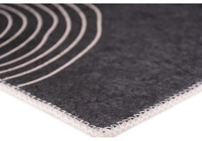 Antracitovosivý umývateľný behúň 80x200 cm – Vitaus